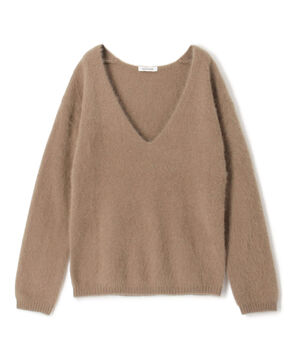 フォックスシャギー Vネックニット