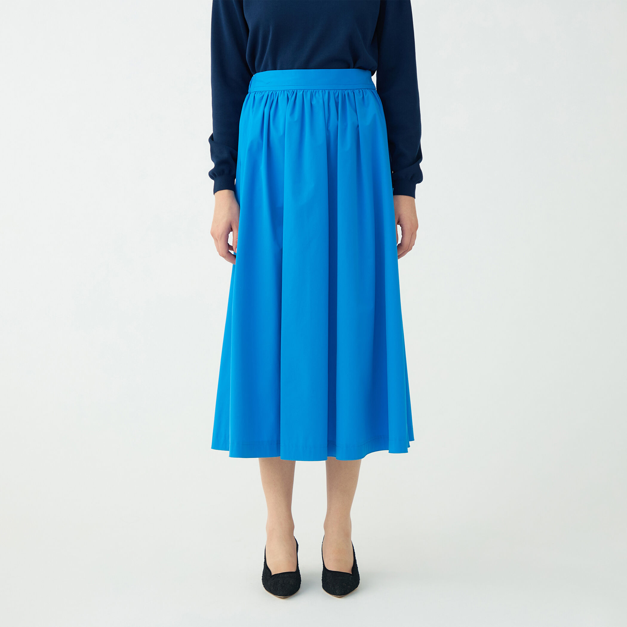 ストレッチタフタ ボリュームギャザースカート｜トゥモローランド 公式通販