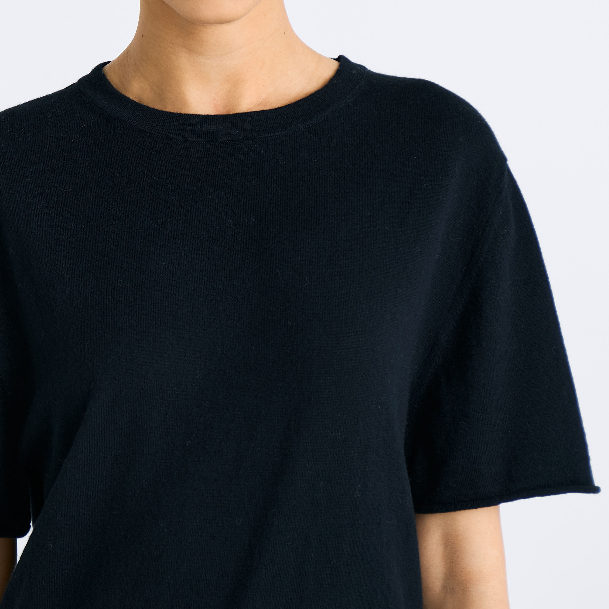 コットンカシミヤ ハーフスリーブニット｜トゥモローランド 公式通販