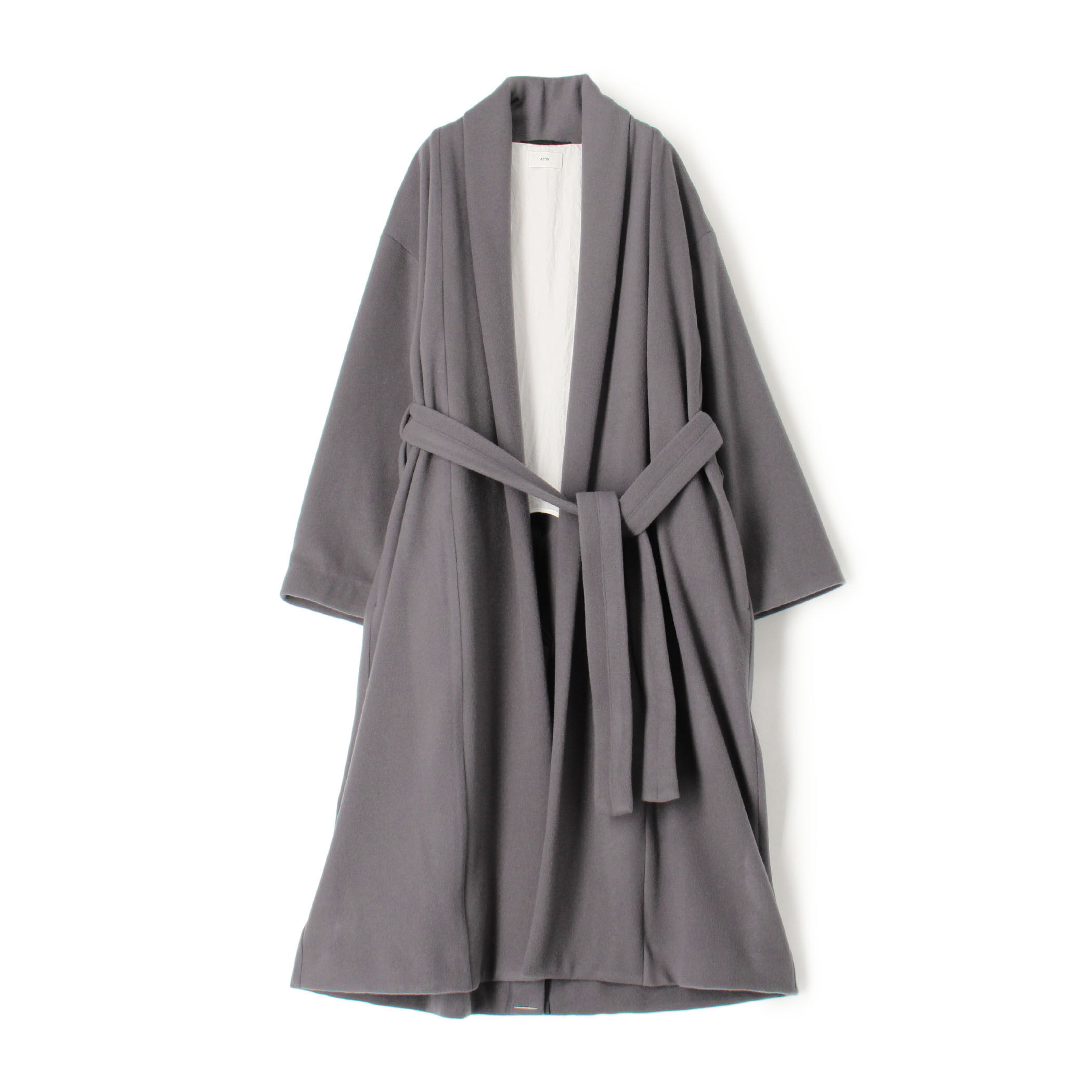 □【別注】ATON GOWN HEAVY ROYAL FLEECE コート