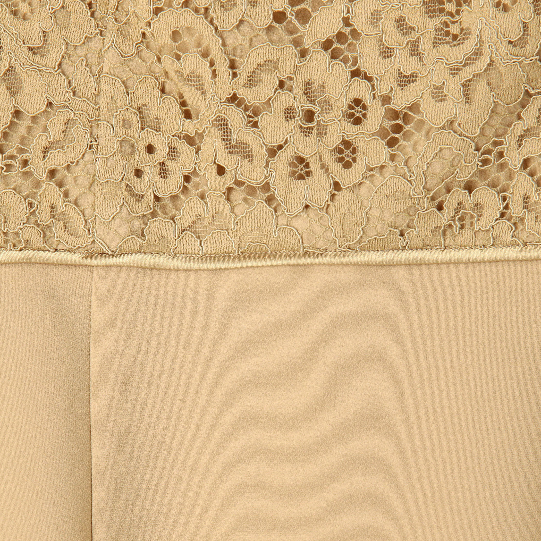 レースコンビ スクエアネックワンピース｜トゥモローランド 公式通販