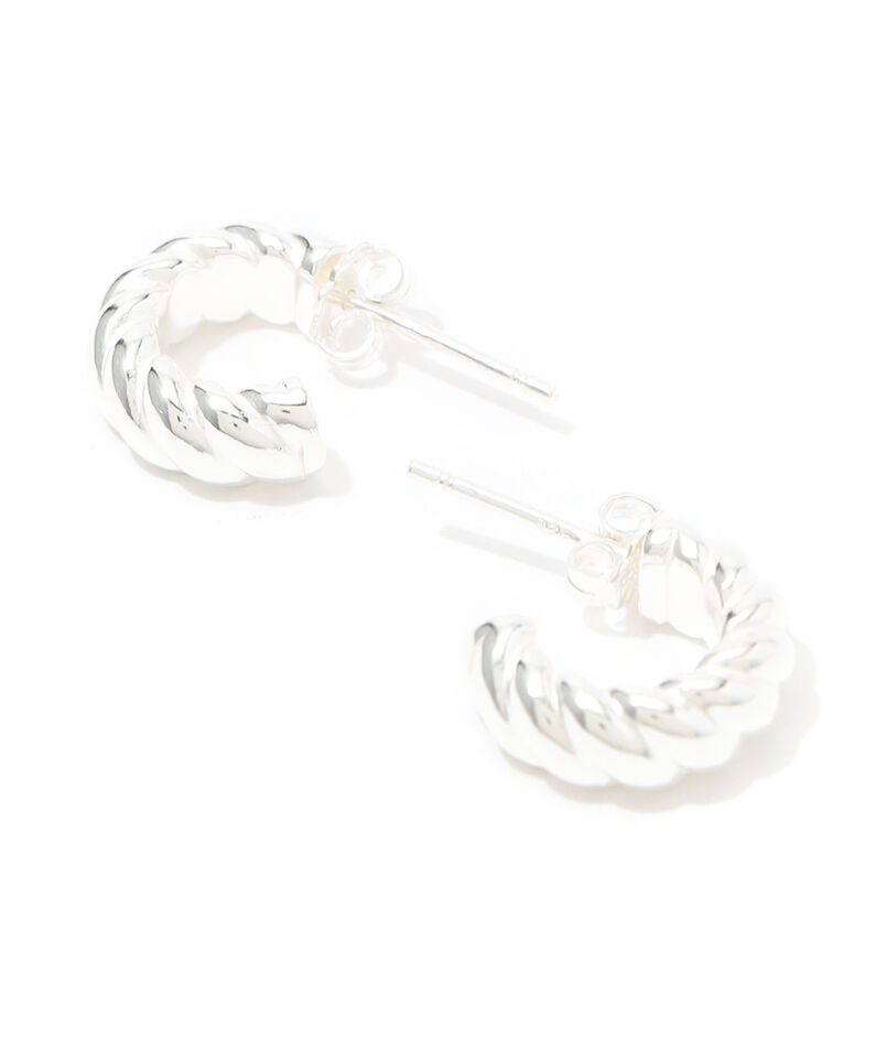 Nina&Jules Small Twisted フープピアス