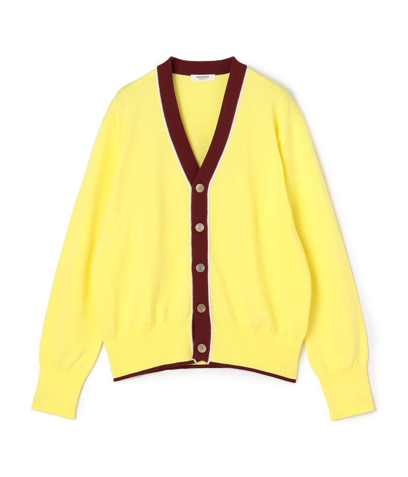 ドライコットン Vネックカーディガン