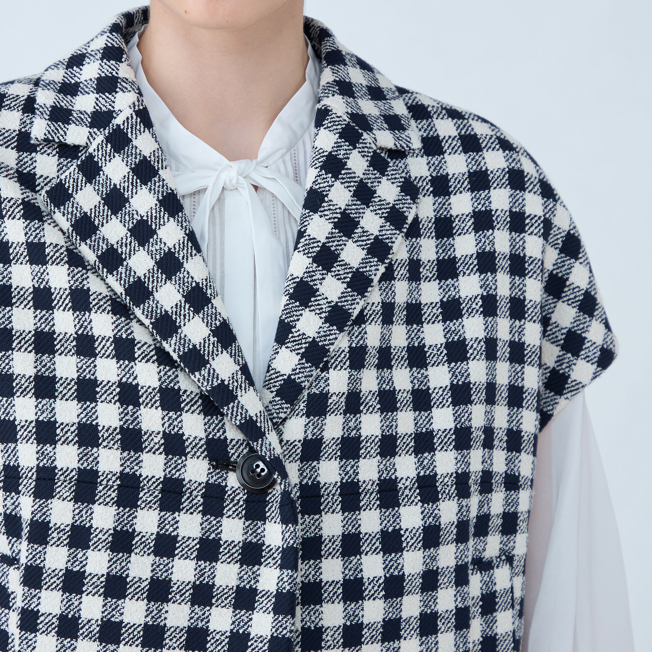 タムタムギンガム ノッチドカラージレ｜トゥモローランド 公式通販