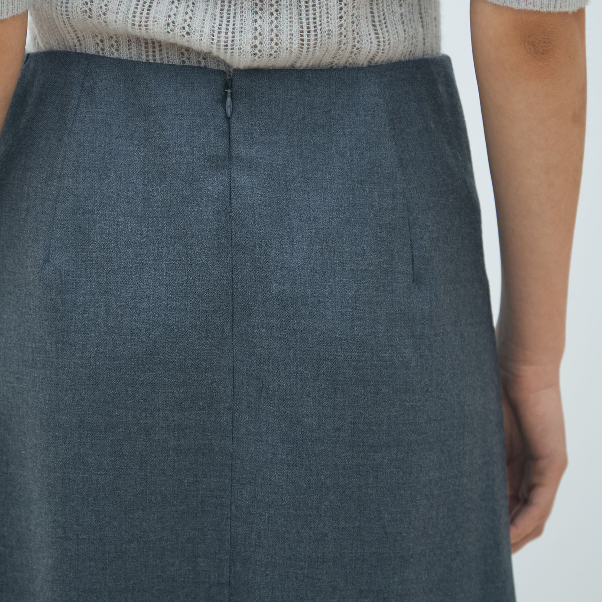 ウールナチュラルストレッチ プリーツスカート｜トゥモローランド 公式通販