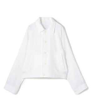 フレンチリネン プリーテッドジャケット
