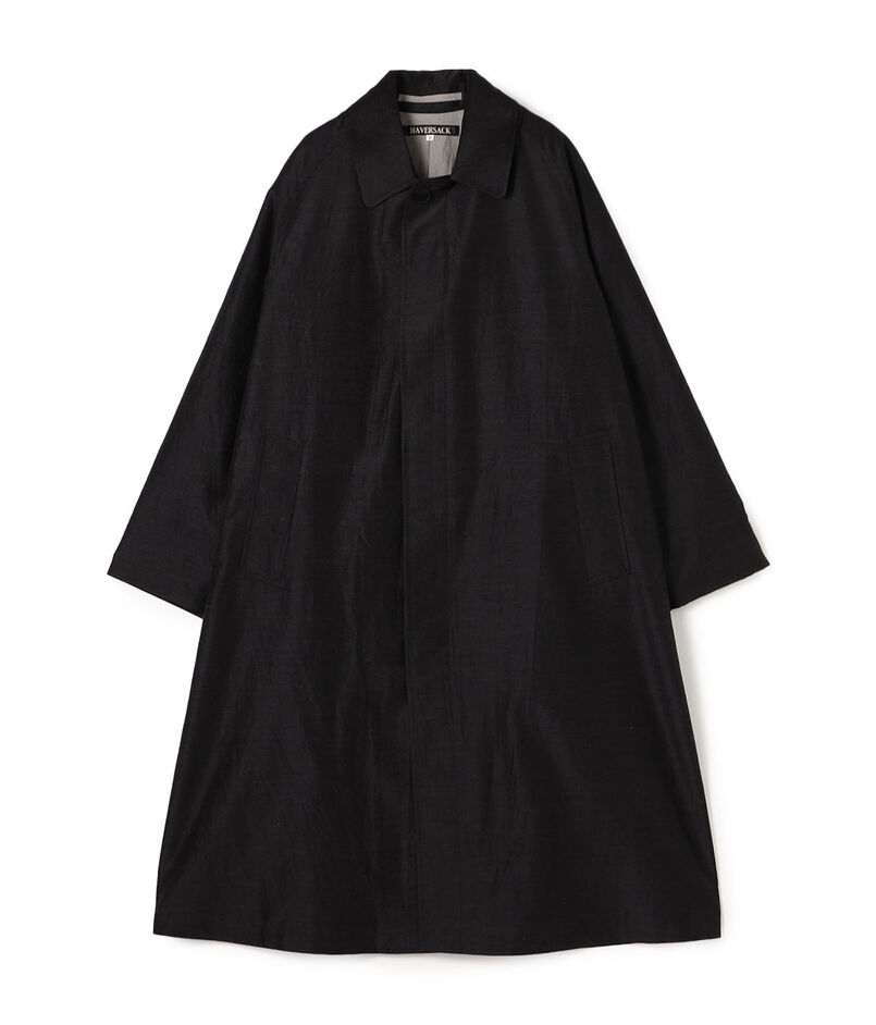 HAVERSACK ウールシルク バルカラーコート