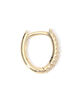 Otiumberg. Mini Oval Hoop 片耳ピアス