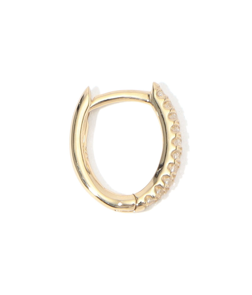 Otiumberg. Mini Oval Hoop 片耳ピアス
