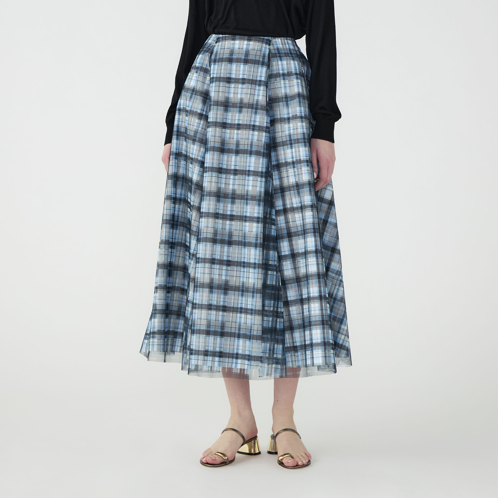 別注】TELMA Layered チェック スカート｜トゥモローランド 公式サイト