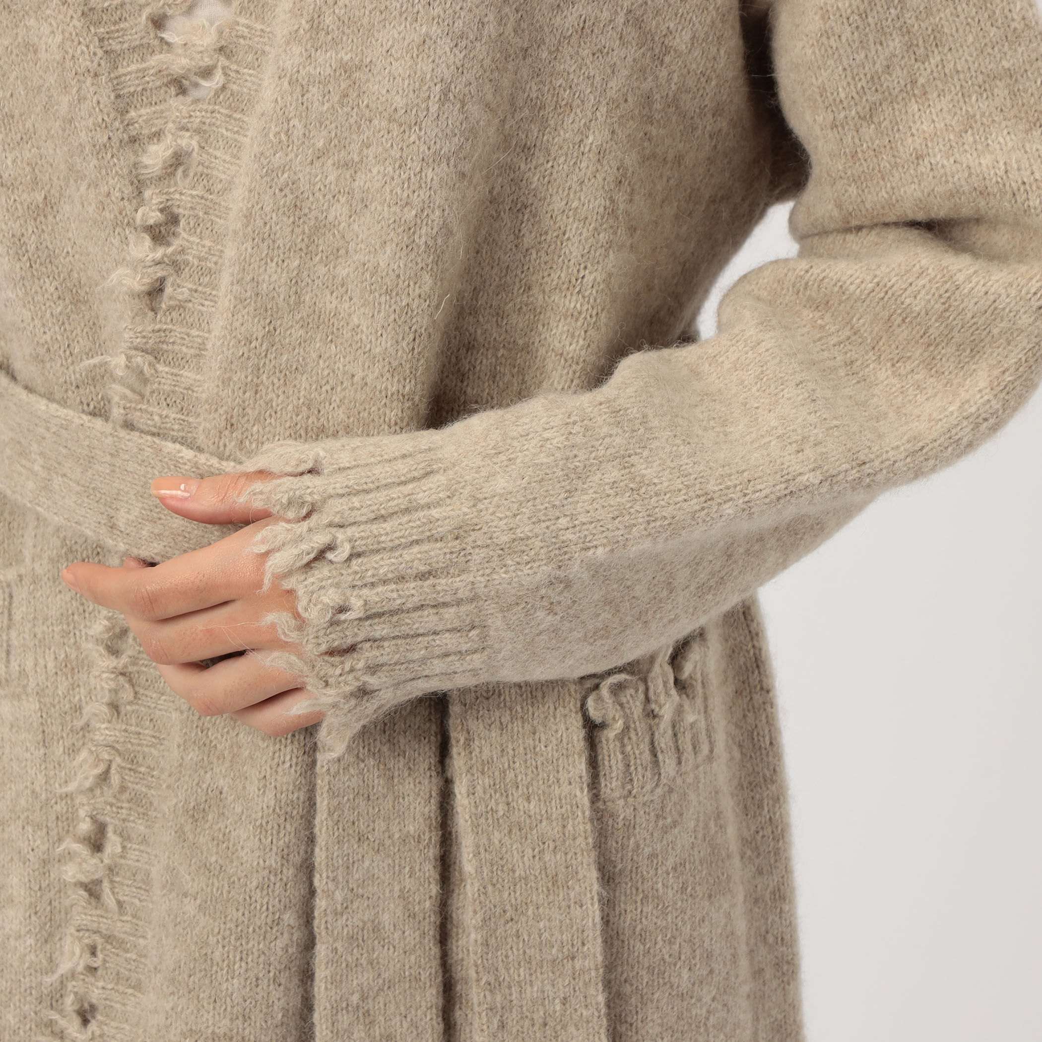 LAUREN MANOOGIAN FRAY ロングカーディガン｜トゥモローランド