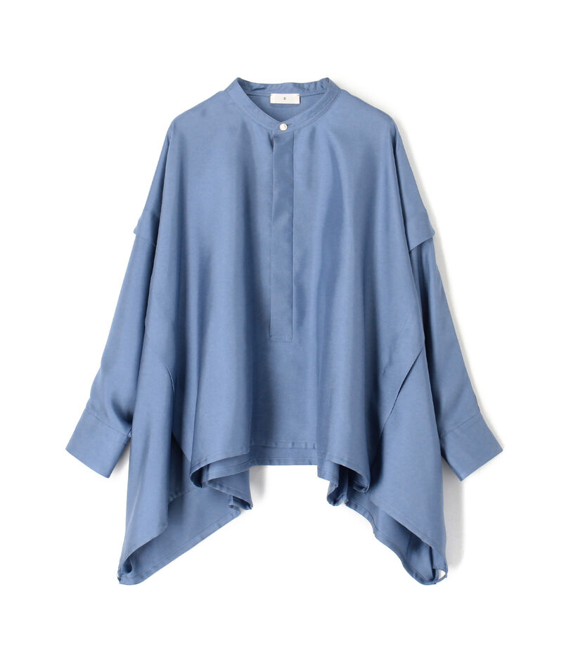 シルクツイル タックシャツ
