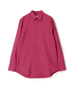 OVERCOAT DROPPED SHOULDER WOOL SHIRT