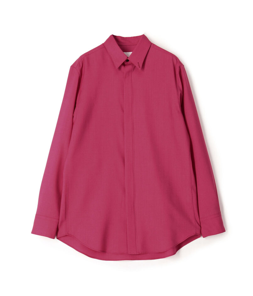 OVERCOAT DROPPED SHOULDER WOOL SHIRT