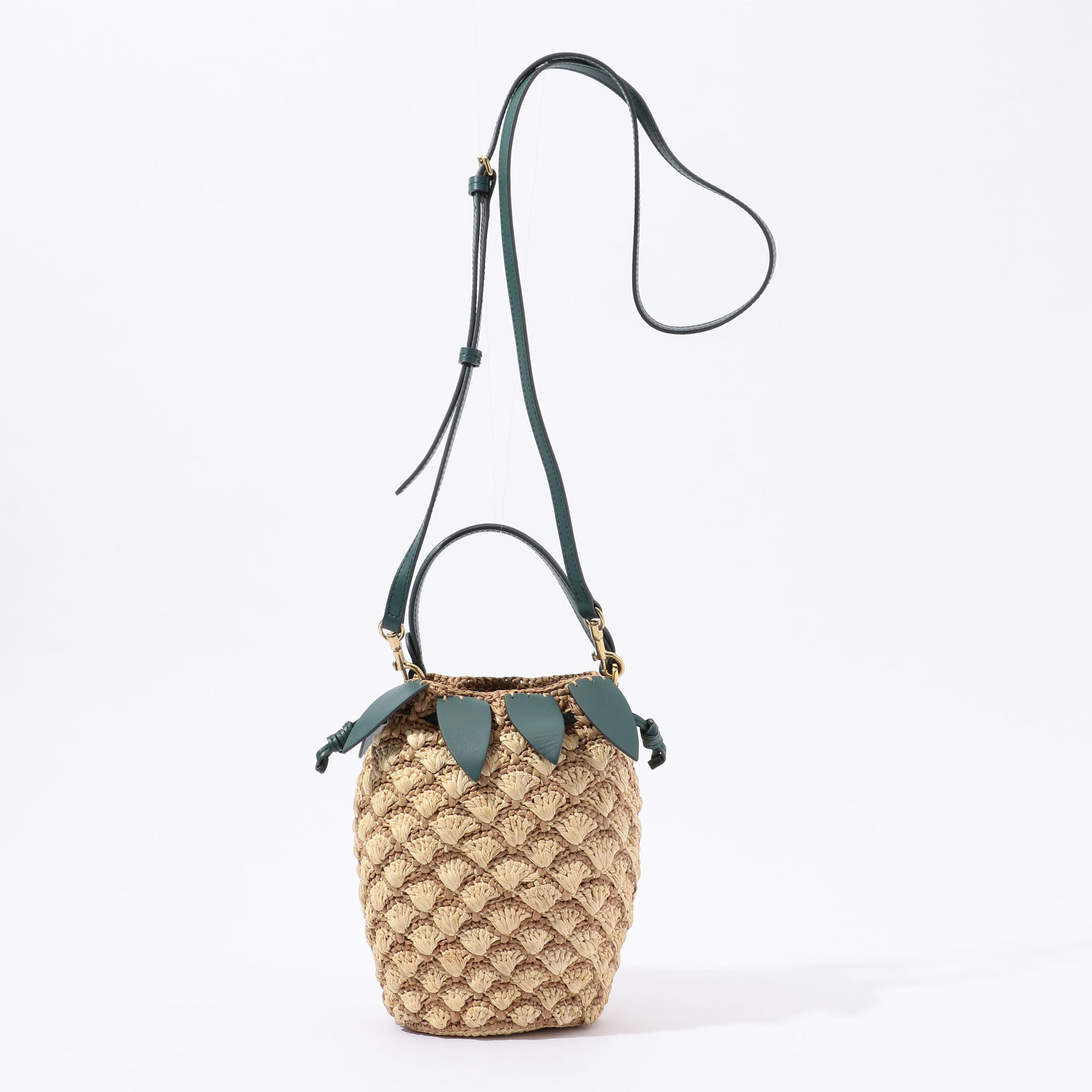 新作【Anya HIndmarch】Raffia Pineapple パイナップル チャーム Raffia Pineapple Charm | Anya Hindmarch US