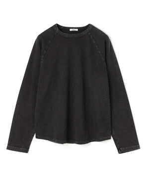 コットンガーメントダイ ロングスリーブプルオーバー