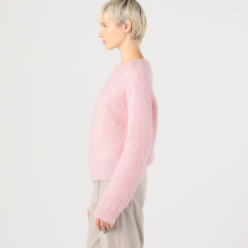 IENA（イエナ）の「キッドモヘア混クルーネックプルオーバー◇（ニット/セーター）」 - WEAR