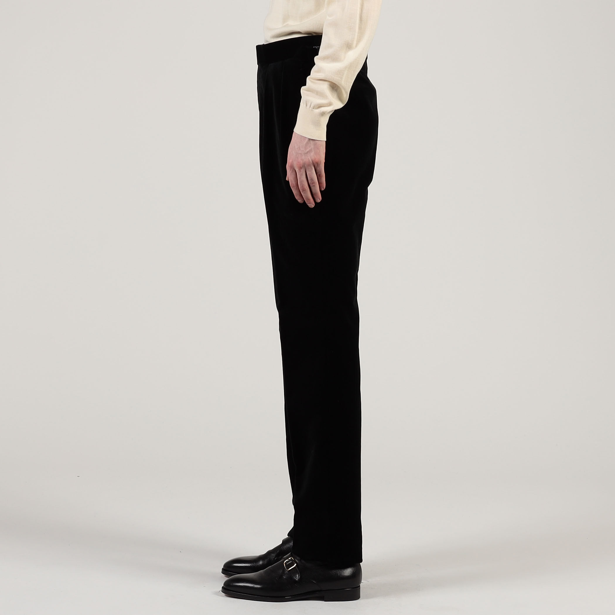 Fumiya Hirano REGENT コットン イン2プリーツトラウザーズ