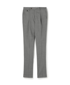 PT TORINO GENTS ポリエステルウールストレッチ 1プリーツスラックス