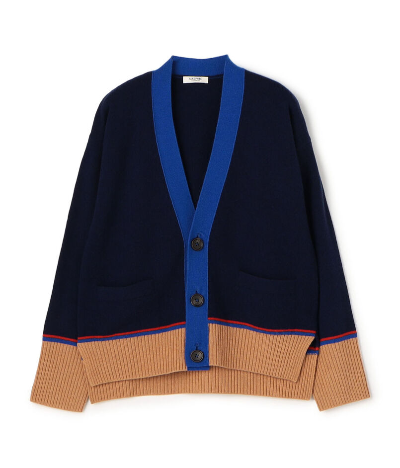 【WEB先行予約】NZ LAMBS Vネックカーディガン