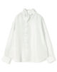 シルクハブタエ フリルカラーシャツ