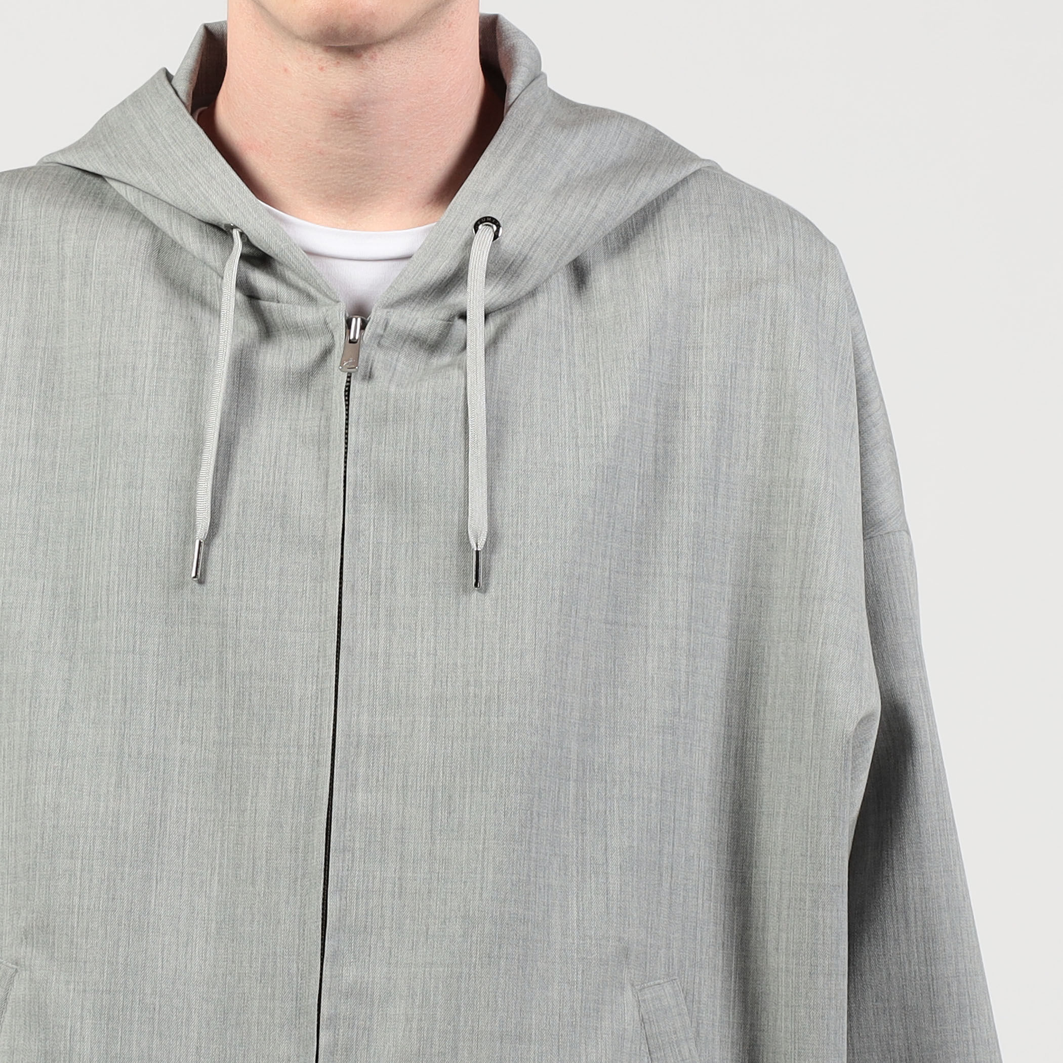 【関税込み】FUMITO GANRYU グレー 2Way ウール フーディ FUMITO GANRYU / 2way wool hoodie | JACK in the NET 公式通販