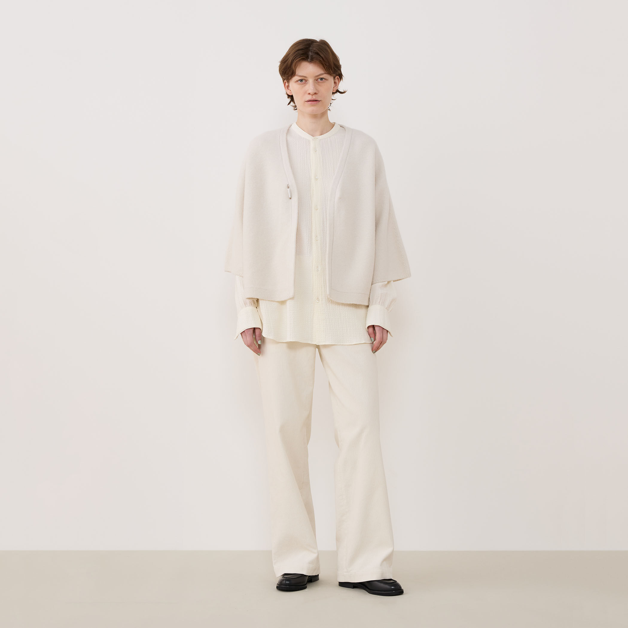 オーストラリアンラムズウール キモノスリーブジャケット