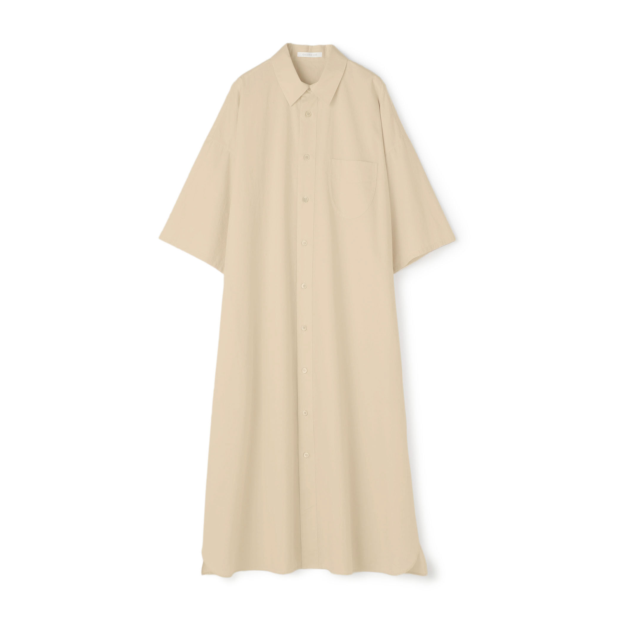 【AURALEE】オーラリー コットンツイル シャツワンピース コットンツイル シャツワンピース｜トゥモローランド 公式通販