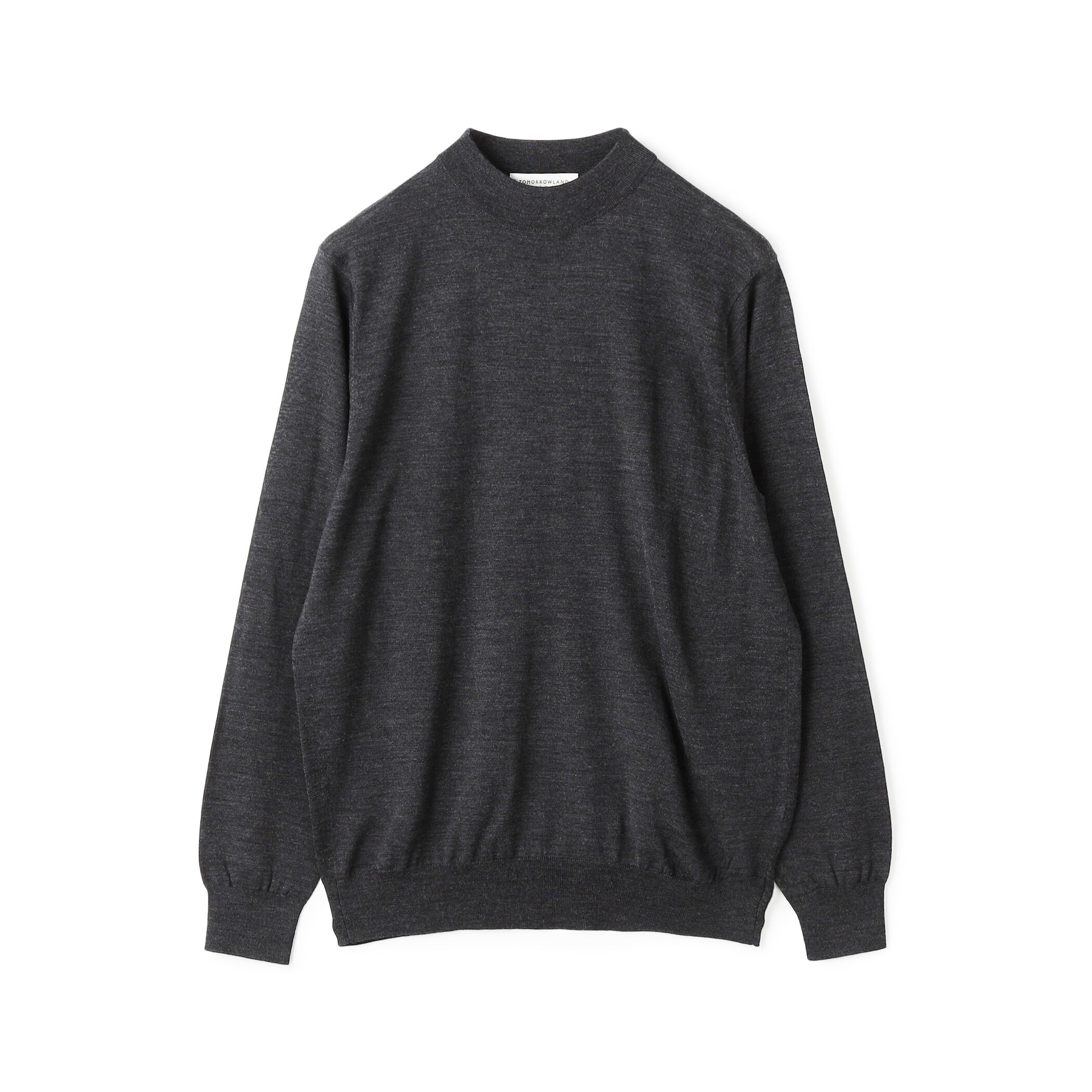 □TOMORROWLAND tricot スーパーファインメリノウール モックネック