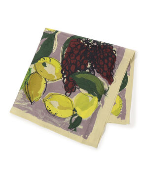 TOAST コットンシルクフルーツプリント バンダナ