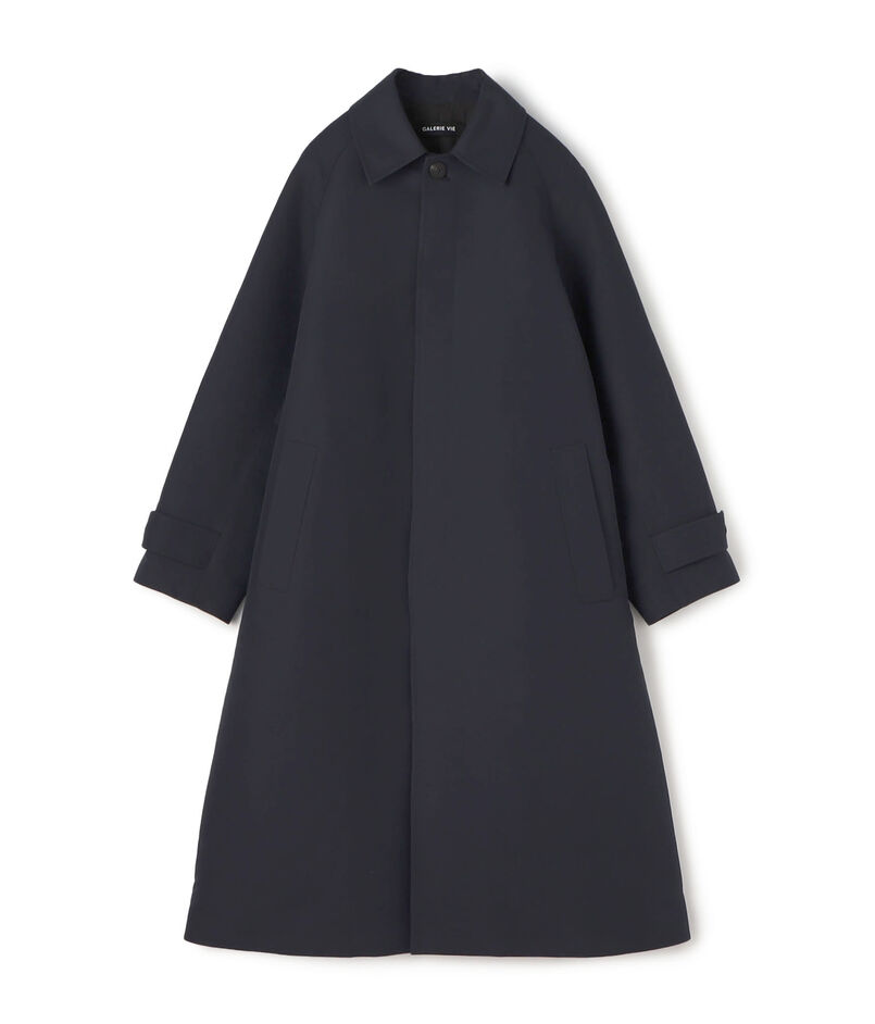 ウールコットンダブルクロス バルカラーコート