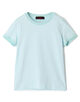 コットン リブコンビクルーネックプルオーバー