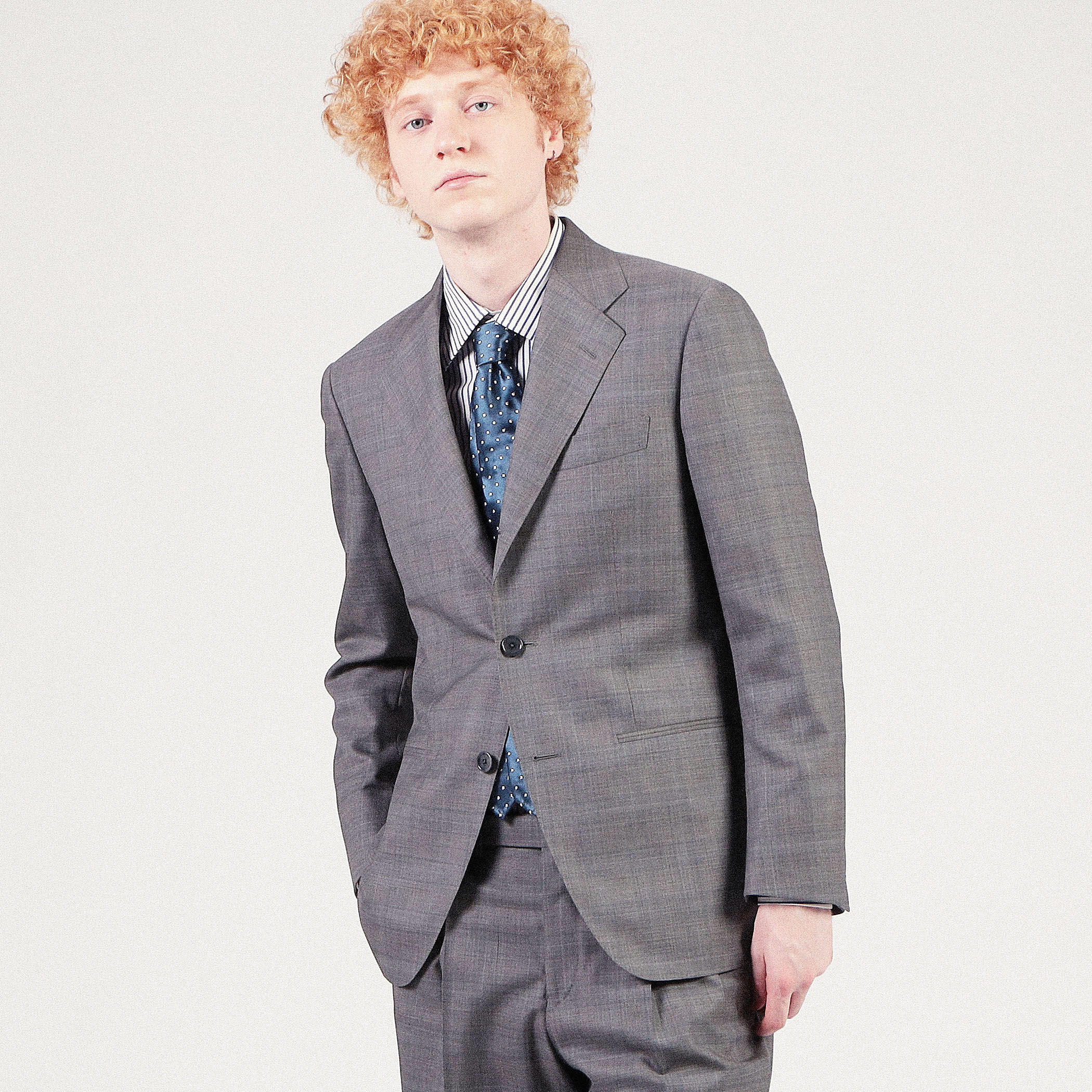 Super170'sウール 段返り3Bスーツ ERMENEGILDO ZEGNA 15MILMIL15 MADE IN JAPAN｜トゥモローランド  公式通販