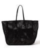 AMIACALVA WASHED LEATHER MESH TOTE L トートバッグ