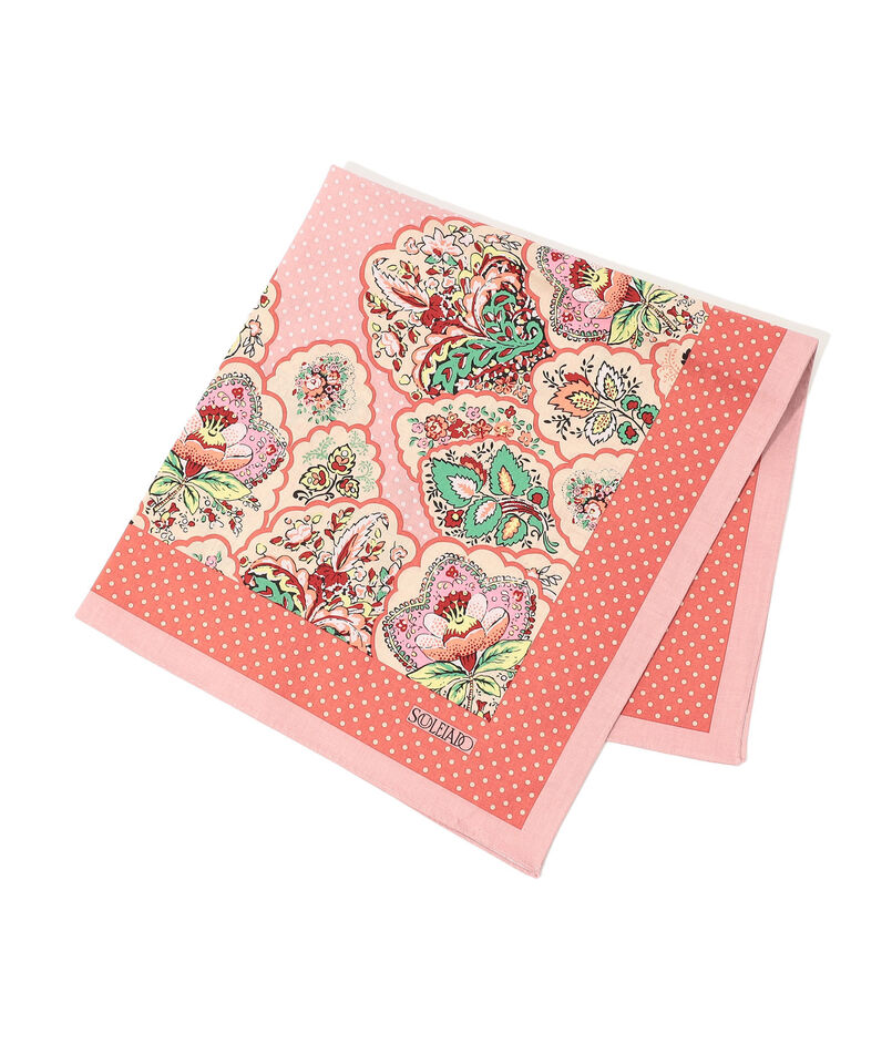 SOULEIADO コットンプリント バンダナ