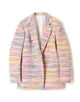 マルチカラーツイード テーラードジャケット
