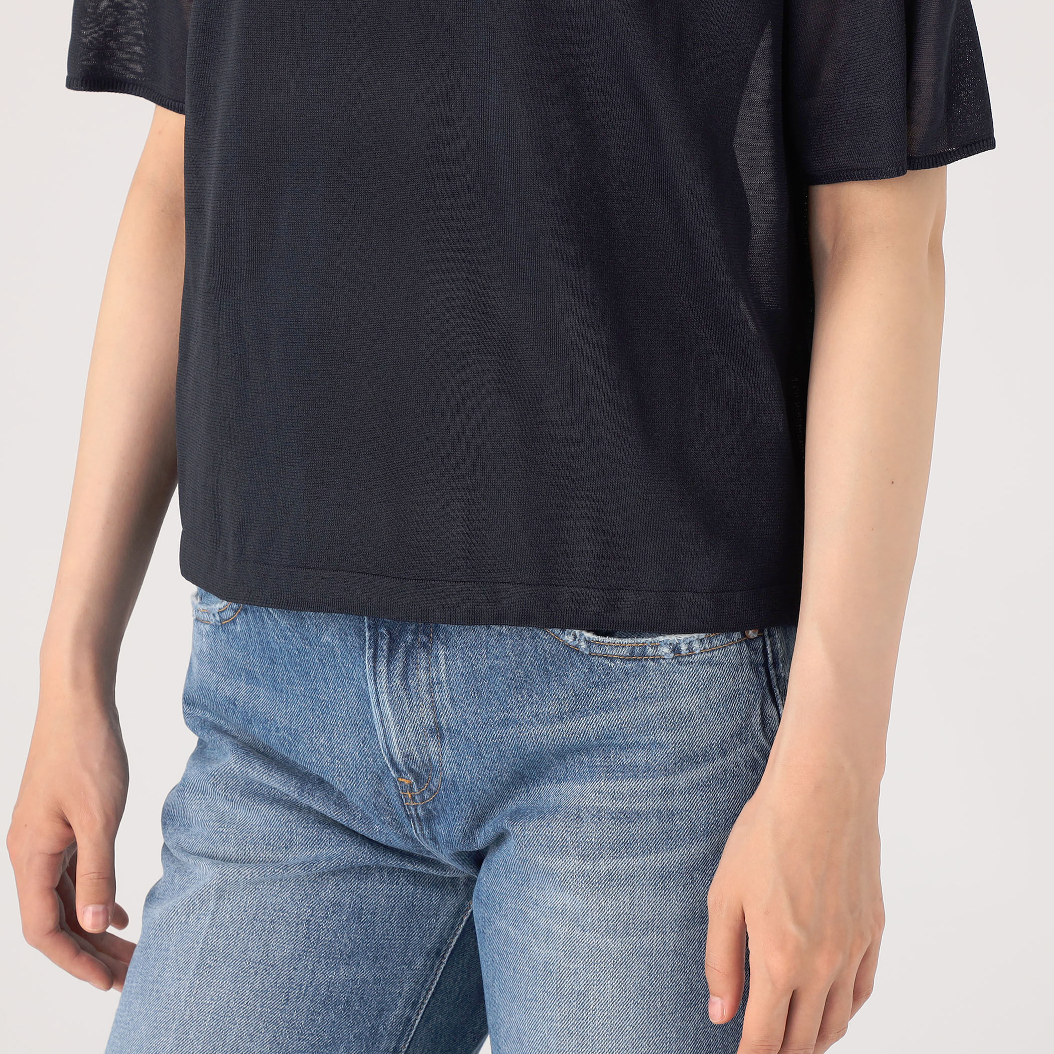 TOUJOURS クルーネックプルオーバー 7bcbf2011fa36b6cf8afdb9c8b88de