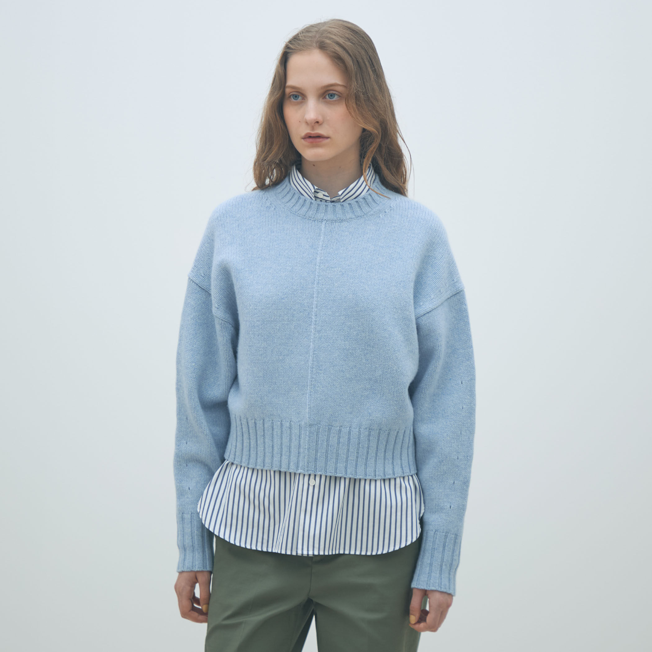 ラムカシミヤ クルーネックプルオーバー｜トゥモローランド 公式通販