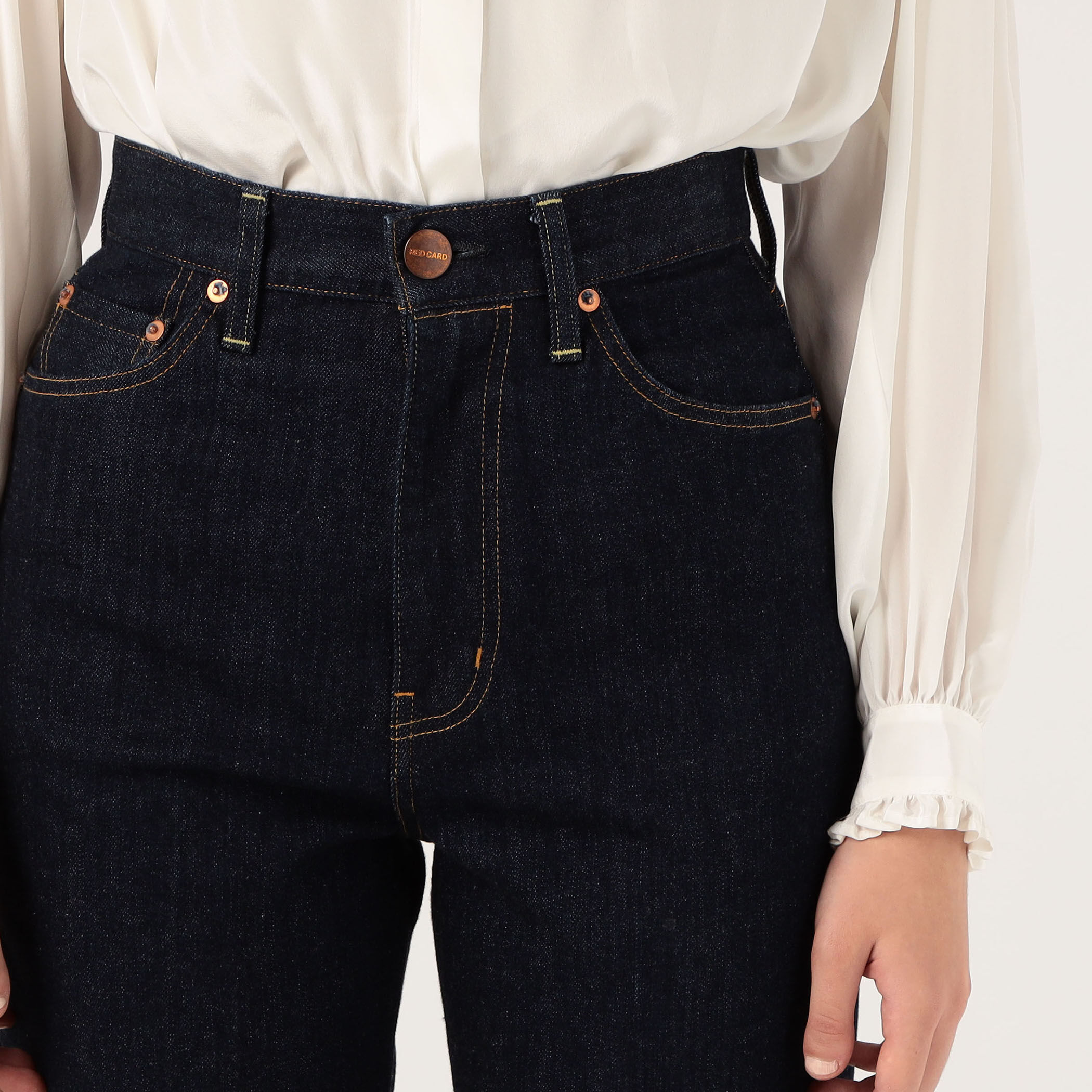 トゥモローランド別注 RED CARD TOKYO NEW WESTONデニム 別注】RED CARD TOKYO NEW WESTON CUTOFF デニム