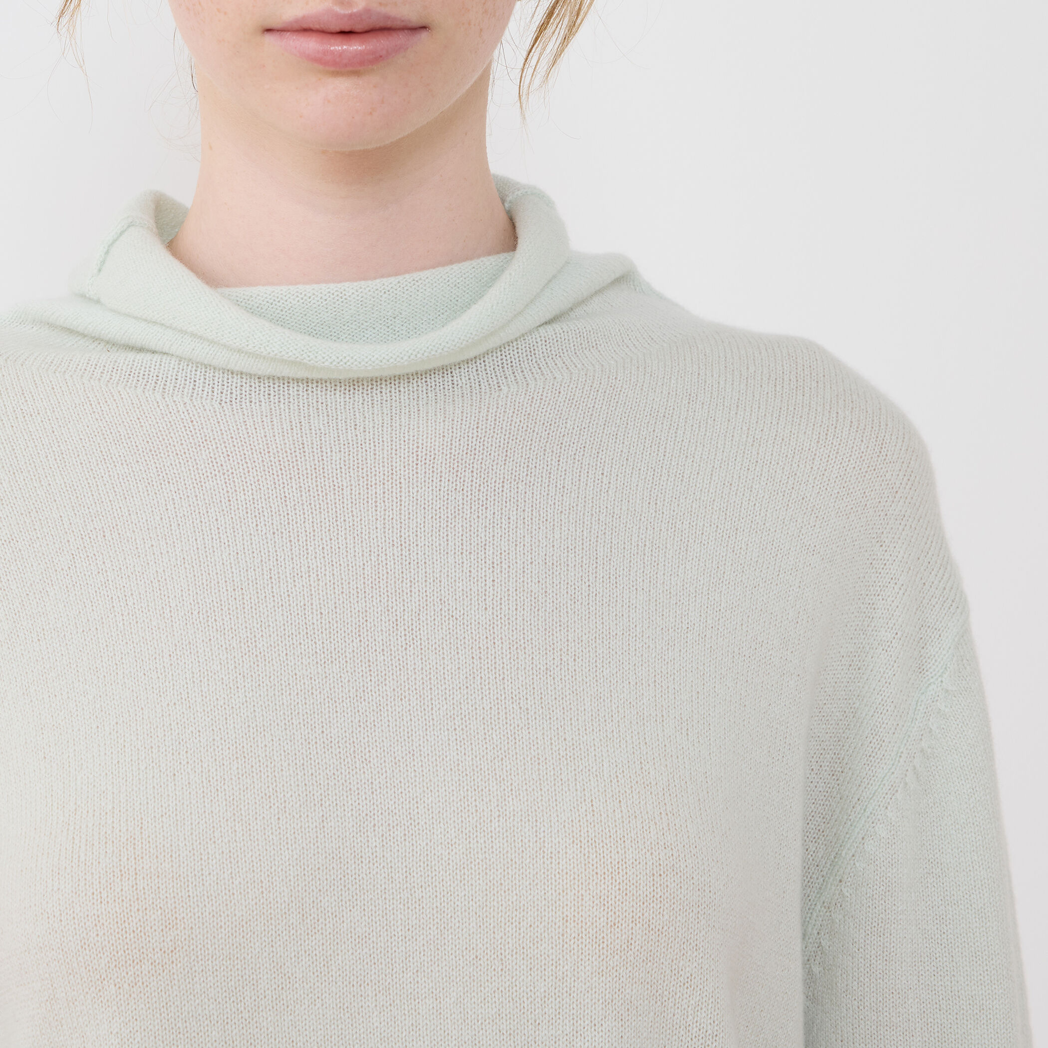 GALERIE VIE 定価3.7万 カシミヤ混 タートルネックプルオーバー スコットランドカシミヤ タートルネックプルオーバー | GALERIE VIE