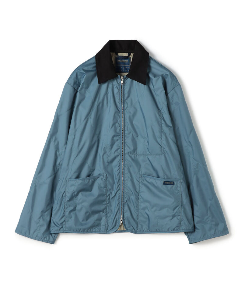 【別注】LAVENHAM UNWADDED TEYNHAM ポリエステル ジップブルゾン