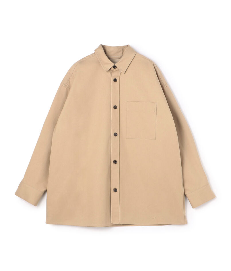 ■ドライコットンギャバジン オーバーシャツブルゾン