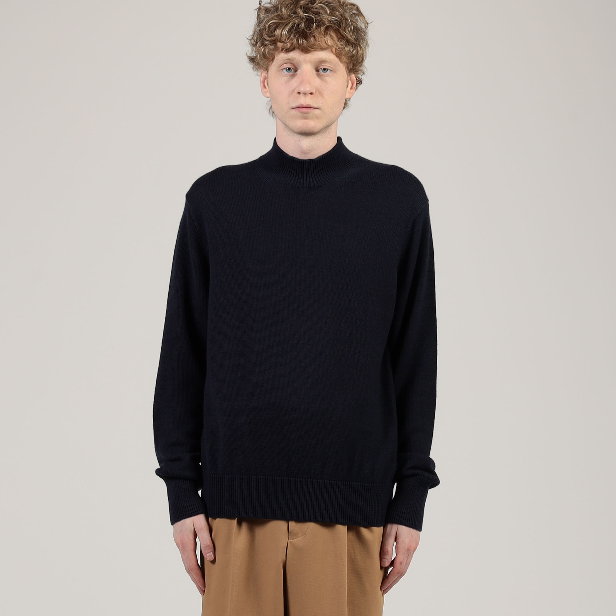 MAATEE＆SONS カシミヤ モックネックプルオーバーニット