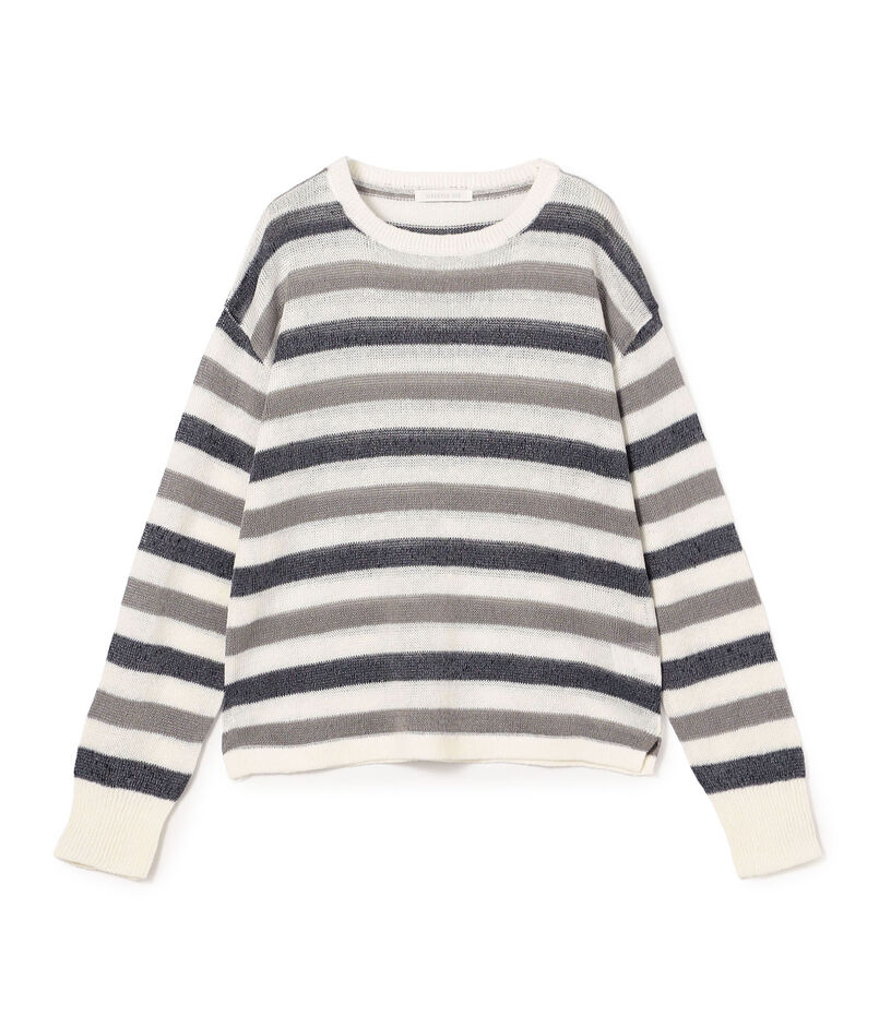 リネンコード クルーネックプルオーバー