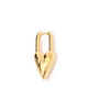 avgvst Yes-No Heart Lock ゴールド 片耳ピアス