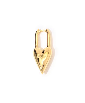 avgvst Yes-No Heart Lock ゴールド 片耳ピアス