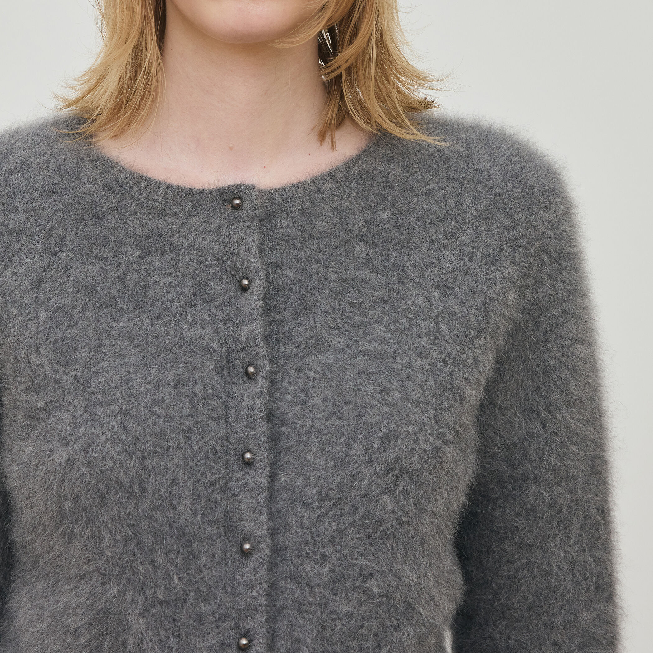 フォックスカシミヤ クルーネックカーディガン｜トゥモローランド 公式通販