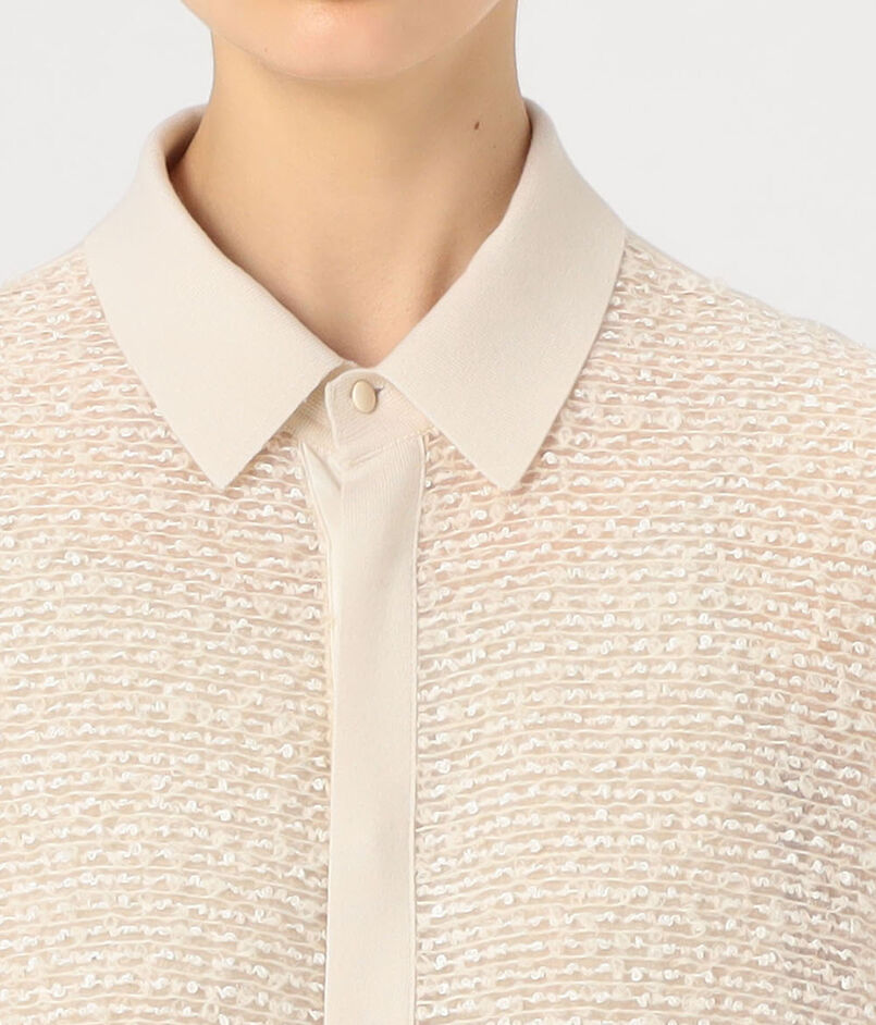 TOMORROWLAND .B ループニットコンビ ビッグシルエットシャツ  