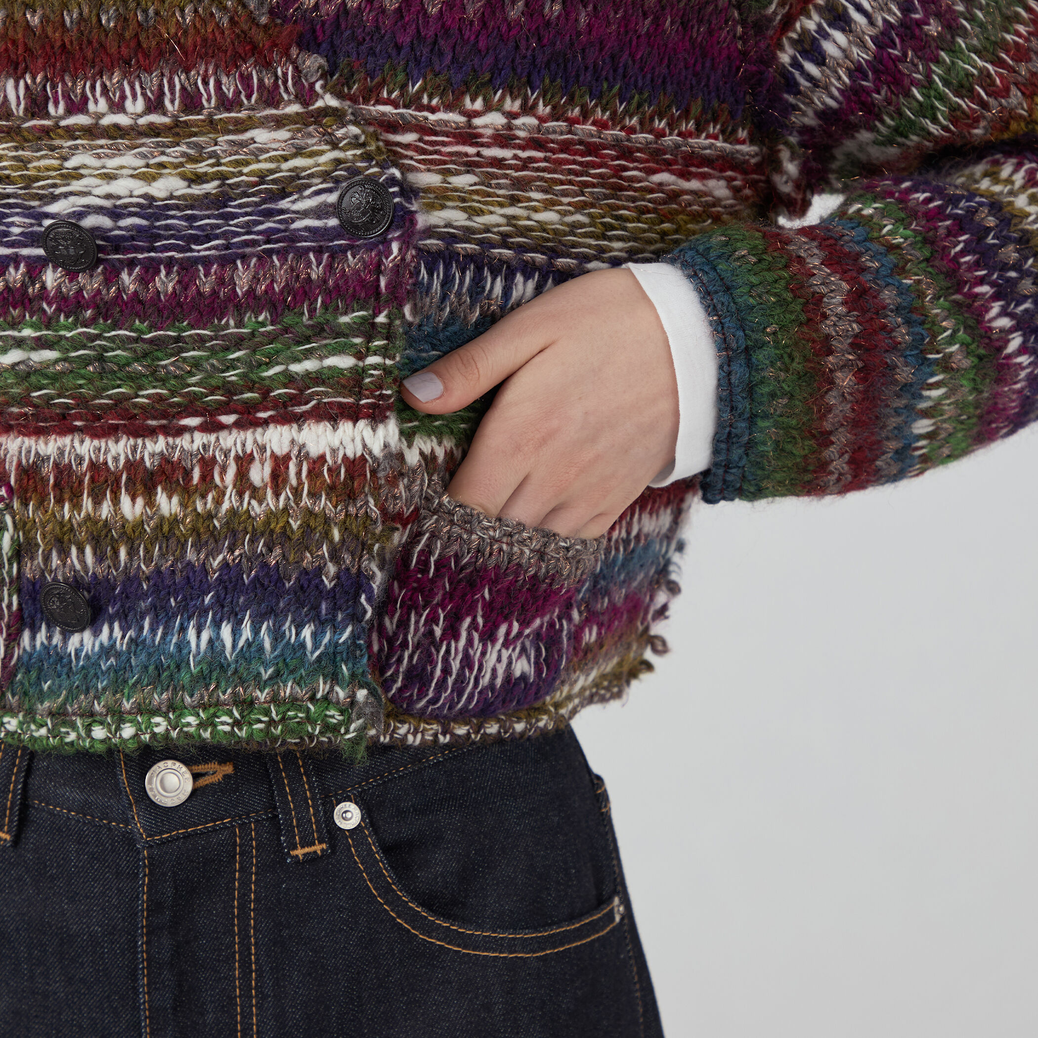 ニットボンディング クロップドジャケット｜トゥモローランド 公式通販