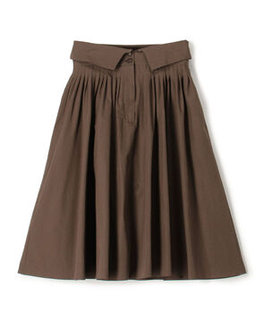 【WEB先行予約】コットンタイプライター ウエストタックスカート